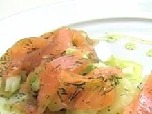 Салаты: Маринованный лосось (видеорецепт)