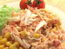 Салаты: Краб с рисом (видеорецепт)